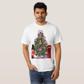 Grote Britse kerstboom Euro Brits Europa T-shirt (Voorkant volledig)