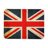 Grote Britse vlag in Grunge Magneet (Horizontaal)
