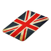 Grote Britse vlag in Grunge Magneet (Linkerzijde)