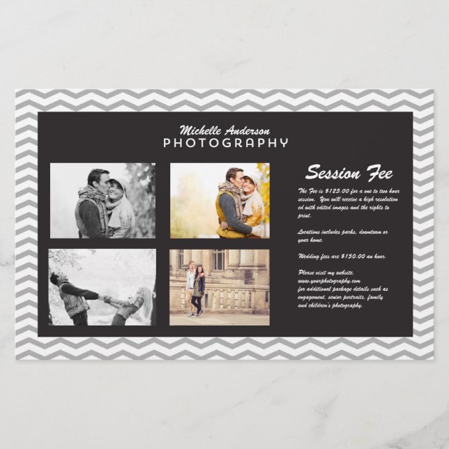 Grote brochure voor fotografische bedrijven (Voorkant)