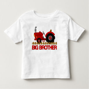 Grote broeder Red Tractor Shirt schattige aankondi