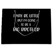 Grote broeder van de aankondiging van de grootheid groot cadeauzakje (Voorkant)