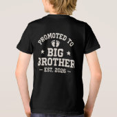 grote broer aankondiging kleding 2026 Tri-Blend shirt (Achterkant)