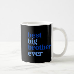 Grote Broer Altijd Grijs Met Blauwe Tekst Jongens  Koffiemok
