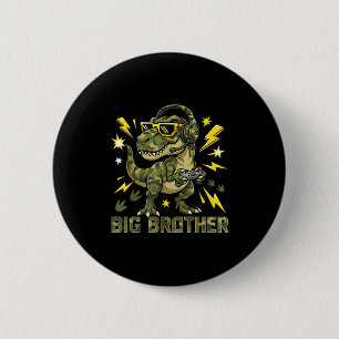 Grote Broer Baby Broer Jongen Zwangerschap Van Sch Ronde Button 5,7 Cm