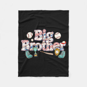 Grote Broer Baby Broer Jongen Zwangerschap Zwanger Fleece Deken