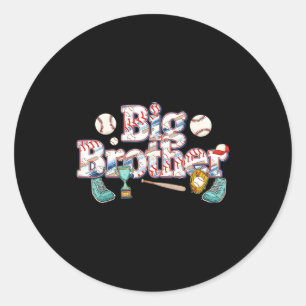 Grote Broer Baby Broer Jongen Zwangerschap Zwanger Ronde Sticker