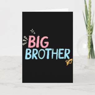 Grote Broer Baby Broer Jongen Zwangerschapsdag Dag Kaart