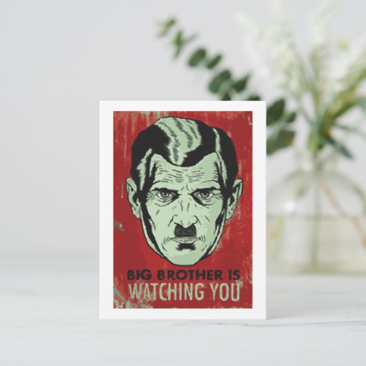 Grote Broer Briefkaart (Staand voorkant)