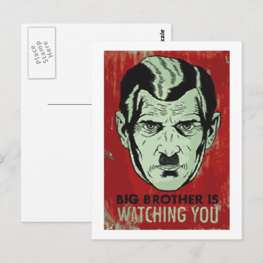 Grote Broer Briefkaart (Voorkant / Achterkant)