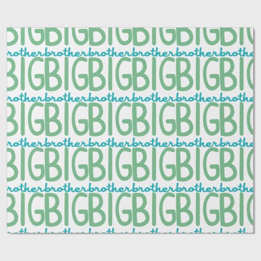 Grote Broer Cadeaupapier (Vlak)