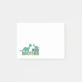 Grote broer dinosaur cartoon diersibling post-it® notes (Voorkant)