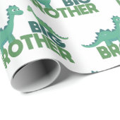 Grote broer dinosaur kinder jongen dinos cadeaupapier (Rol Hoek)