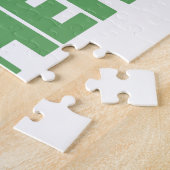 Grote broer dinosaur kinder schattige cartoon legpuzzel (Zijkant)