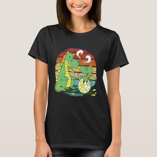  grote broer dragon en zijn kleine broer ba t-shirt (Voorkant)