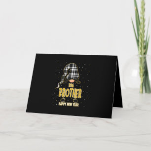 Grote Broer Gelukkig Nieuwjaar Geschenk matchen Kaart