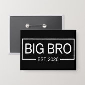 Grote Broer Gesticht 2026 Nieuwe Grote Broer Zwang Button (Voorkant / Achterkant)