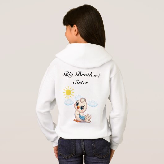 "Grote Broer" / "Grote Zus" Sweatshirt (Achterkant volledig)