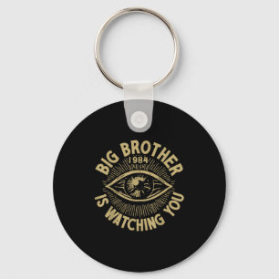 Grote Broer Houdt Je In De Gaten Sleutelhanger