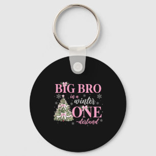 Grote Broer In Een Winter Onederland Verjaardagsme Sleutelhanger