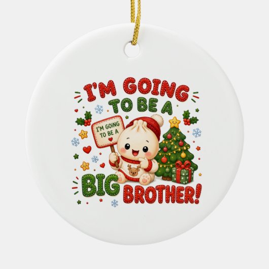 Grote Broer Keramisch Ornament (Voorkant)
