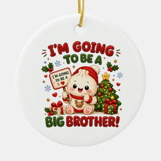 Grote Broer Keramisch Ornament (Voorkant)