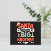 Grote Broer Kerstman Hoed Kerst Aankondiging Xmas (Staand voorkant)