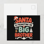 Grote Broer Kerstman Hoed Kerst Aankondiging Xmas (Voorkant / Achterkant)