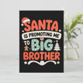 Grote Broer Kerstman Hoed Kerst Aankondiging Xmas (Staand voorkant)