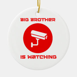 Grote Broer kijkt mee  1984 ingsoc Keramisch Ornament