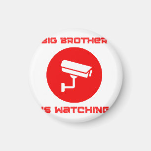 Grote Broer kijkt mee  1984 ingsoc Magneet