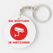 Grote Broer kijkt mee 1984 ingsoc Sleutelhanger (Achterkant)