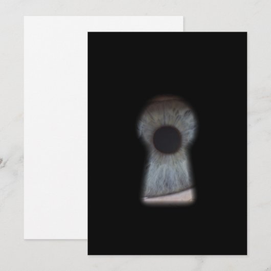 Grote broer kijkt naar je kaart (Voorkant / Achterkant)