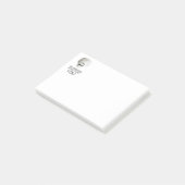 Grote broer kijkt naar je post-it® notes (Schuin)