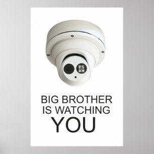 Grote broer kijkt naar je poster
