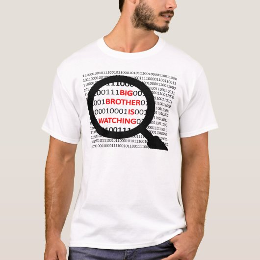 grote broer kijkt naar T Shirt (Voorkant)
