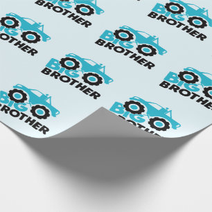 Grote Broer Monstertruck Cadeaupapier