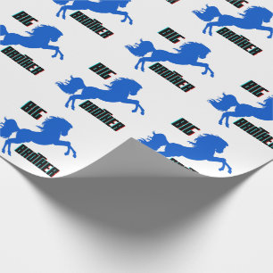 Grote Broer Paard Grootbrengen Cadeaupapier