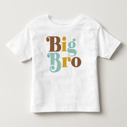 Grote Broer Retro Peuter Kinder Shirts (Voorkant)