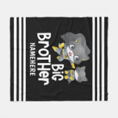 Grote Broer Superheld Kat Illustratie Aangepaste N Fleece Deken (Voorkant (Horizontaal))