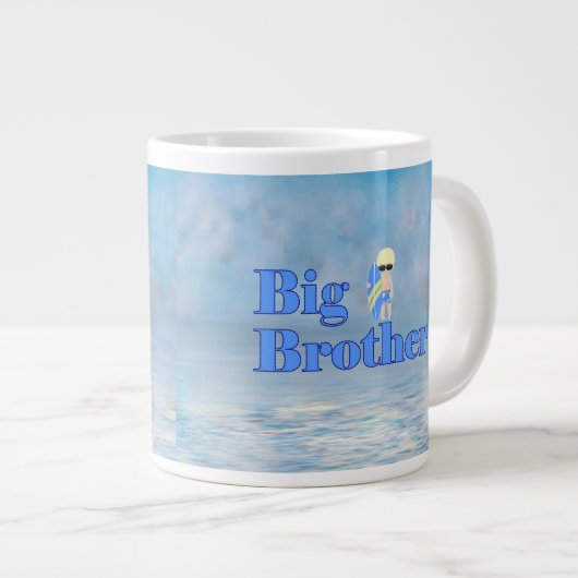 Grote Broer Surfer Broer Sibling Koffiekop (Voorkant rechts)