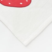 Grote broer van de Berry First Birthday Girl Straw Fleece Deken (Hoek)