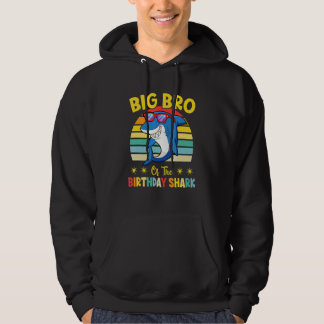 Grote Broer Van De Haai Verjaardag Familie Verjaar Hoodie
