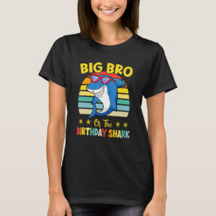 Grote Broer Van De Haai Verjaardag Familie Verjaar T-shirt