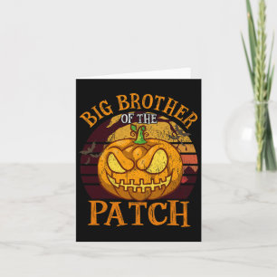 Grote broer van de Patch Family Group Halloween Kaart