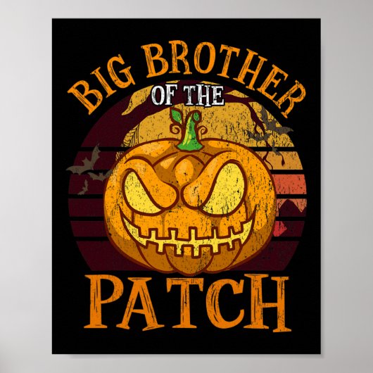Grote broer van de Patch Family Group Halloween Poster (Voorkant)