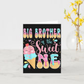 Grote Broer Van De Sweet One Ijs 1e Kaart (Gele Bloem)