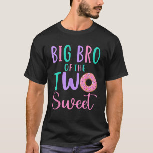 Grote broer van de twee lieve broer 2e verjaardag  t-shirt