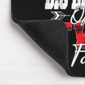 Grote broer van de twee snelle tweede verjaardag r muismat (Hoek)