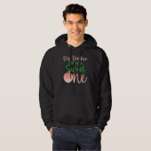 Grote broer van de verjaardag een perzik 1e zomer  hoodie (Voorkant volledig)